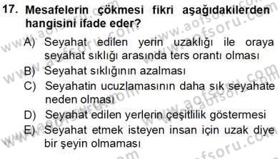 Turistik Alanlarda Mekan Tasarımı Dersi 2012 - 2013 Yılı (Vize) Ara Sınav Soruları 17. Soru