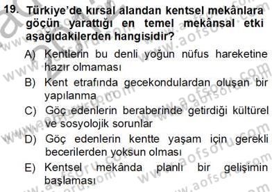 Turistik Alanlarda Mekan Tasarımı Dersi 2012 - 2013 Yılı (Vize) Ara Sınav Soruları 19. Soru