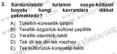 Turistik Alanlarda Mekan Tasarımı Dersi 2012 - 2013 Yılı (Vize) Ara Sınav Soruları 2. Soru