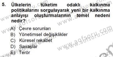 Turistik Alanlarda Mekan Tasarımı Dersi 2012 - 2013 Yılı (Vize) Ara Sınav Soruları 5. Soru
