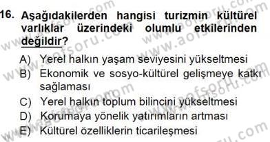 Turistik Alanlarda Mekan Tasarımı Dersi 2012 - 2013 Yılı (Final) Dönem Sonu Sınav Soruları 16. Soru