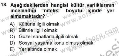 Turistik Alanlarda Mekan Tasarımı Dersi 2012 - 2013 Yılı (Final) Dönem Sonu Sınav Soruları 18. Soru