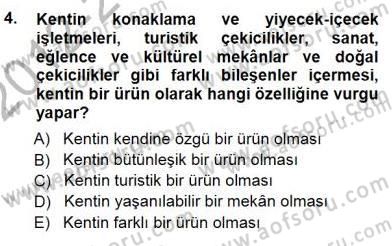 Turistik Alanlarda Mekan Tasarımı Dersi 2012 - 2013 Yılı (Final) Dönem Sonu Sınav Soruları 4. Soru
