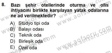 Turistik Alanlarda Mekan Tasarımı Dersi 2012 - 2013 Yılı (Final) Dönem Sonu Sınav Soruları 8. Soru