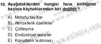 Turistik Alanlarda Mekan Tasarımı Dersi 2013 - 2014 Yılı (Vize) Ara Sınav Soruları 10. Soru