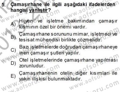 Turistik Alanlarda Mekan Tasarımı Dersi 2013 - 2014 Yılı (Final) Dönem Sonu Sınav Soruları 5. Soru