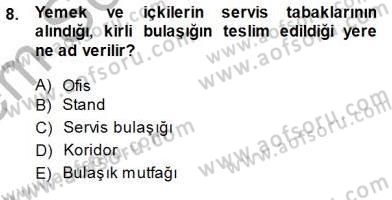 Turistik Alanlarda Mekan Tasarımı Dersi 2013 - 2014 Yılı (Final) Dönem Sonu Sınav Soruları 8. Soru