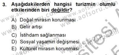 Turistik Alanlarda Mekan Tasarımı Dersi 2014 - 2015 Yılı (Vize) Ara Sınav Soruları 3. Soru