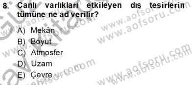 Turistik Alanlarda Mekan Tasarımı Dersi 2014 - 2015 Yılı (Vize) Ara Sınav Soruları 8. Soru