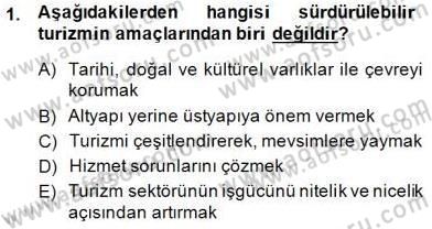 Turistik Alanlarda Mekan Tasarımı Dersi 2014 - 2015 Yılı (Final) Dönem Sonu Sınav Soruları 1. Soru