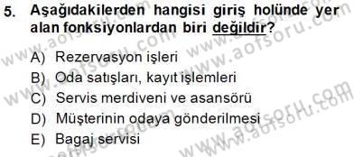 Turistik Alanlarda Mekan Tasarımı Dersi 2014 - 2015 Yılı (Final) Dönem Sonu Sınav Soruları 5. Soru