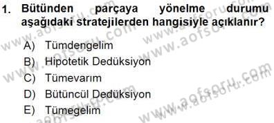 Turistik Alanlarda Mekan Tasarımı Dersi 2015 - 2016 Yılı (Vize) Ara Sınav Soruları 1. Soru