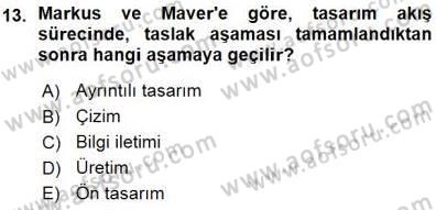 Turistik Alanlarda Mekan Tasarımı Dersi 2015 - 2016 Yılı (Vize) Ara Sınav Soruları 13. Soru