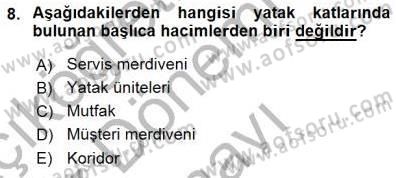 Turistik Alanlarda Mekan Tasarımı Dersi 2015 - 2016 Yılı (Final) Dönem Sonu Sınav Soruları 8. Soru