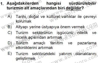 Turistik Alanlarda Mekan Tasarımı Dersi 2016 - 2017 Yılı (Vize) Ara Sınav Soruları 1. Soru