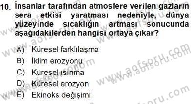 Turistik Alanlarda Mekan Tasarımı Dersi 2016 - 2017 Yılı (Vize) Ara Sınav Soruları 10. Soru