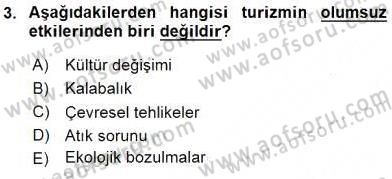Turistik Alanlarda Mekan Tasarımı Dersi 2016 - 2017 Yılı (Vize) Ara Sınav Soruları 3. Soru