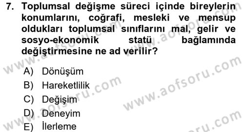 Turistik Alanlarda Mekan Tasarımı Dersi 2017 - 2018 Yılı 3 Ders Sınav Soruları 7. Soru