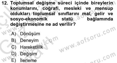Turistik Alanlarda Mekan Tasarımı Dersi 2017 - 2018 Yılı (Vize) Ara Sınav Soruları 12. Soru