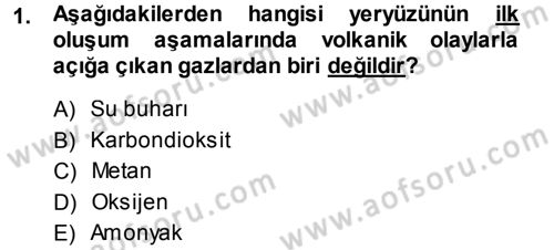 Ekoloji ve Turizm Dersi 2013 - 2014 Yılı (Vize) Ara Sınav Soruları 1. Soru