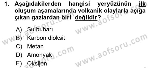Ekoloji ve Turizm Dersi 2015 - 2016 Yılı (Vize) Ara Sınav Soruları 1. Soru