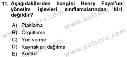 Termal ve Spa Hizmetleri Dersi 2021 - 2022 Yılı Yaz Okulu Sınav Soruları 11. Soru