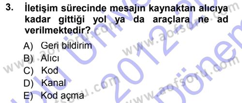Odalar Bölümü Yönetimi Dersi 2012 - 2013 Yılı (Final) Dönem Sonu Sınav Soruları 3. Soru