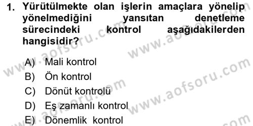 Yiyecek İçecek Yönetimi Dersi 2016 - 2017 Yılı 3 Ders Sınav Soruları 1. Soru