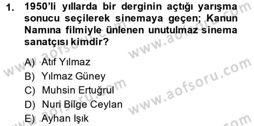 Kültür Tarihi Dersi 2014 - 2015 Yılı (Final) Dönem Sonu Sınav Soruları 1. Soru
