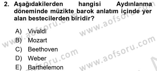 Kültür Tarihi Dersi 2016 - 2017 Yılı (Final) Dönem Sonu Sınav Soruları 2. Soru