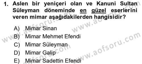 Görsel Kültür Dersi 2015 - 2016 Yılı (Final) Dönem Sonu Sınav Soruları 1. Soru