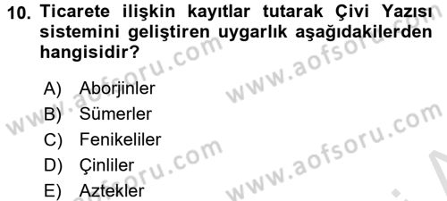Görsel Kültür Dersi 2016 - 2017 Yılı (Final) Dönem Sonu Sınav Soruları 10. Soru