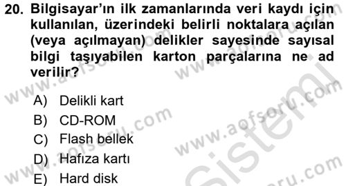 Görsel Kültür Dersi 2016 - 2017 Yılı (Final) Dönem Sonu Sınav Soruları 20. Soru