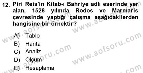 Görsel Kültür Dersi 2021 - 2022 Yılı (Final) Dönem Sonu Sınav Soruları 12. Soru