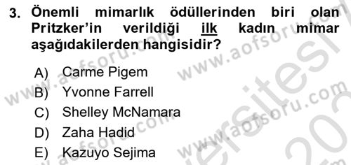 Görsel Kültür Dersi 2021 - 2022 Yılı (Final) Dönem Sonu Sınav Soruları 3. Soru