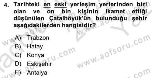 Görsel Kültür Dersi 2022 - 2023 Yılı Yaz Okulu Sınav Soruları 4. Soru