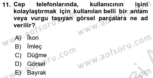 Görsel Kültür Dersi 2023 - 2024 Yılı (Final) Dönem Sonu Sınav Soruları 11. Soru