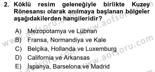 Görsel Kültür Dersi 2023 - 2024 Yılı (Final) Dönem Sonu Sınav Soruları 2. Soru
