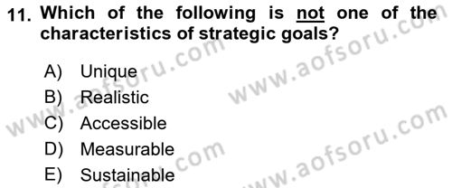 Introduction To Public Administration Dersi 2022 - 2023 Yılı Yaz Okulu Sınav Soruları 11. Soru