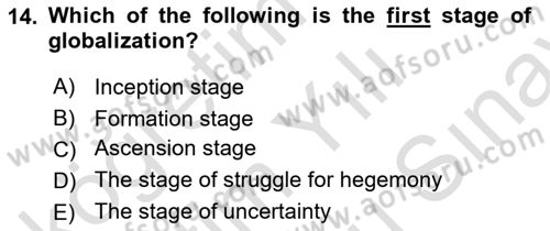 Introduction To Public Administration Dersi 2023 - 2024 Yılı (Final) Dönem Sonu Sınav Soruları 14. Soru