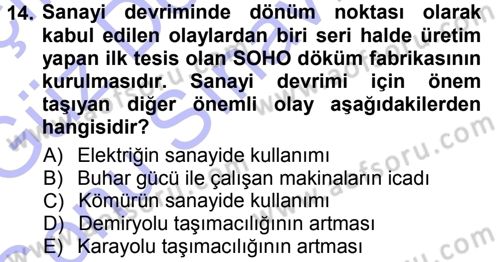 Yönetim Bilimi 1 Dersi 2012 - 2013 Yılı (Final) Dönem Sonu Sınav Soruları 14. Soru