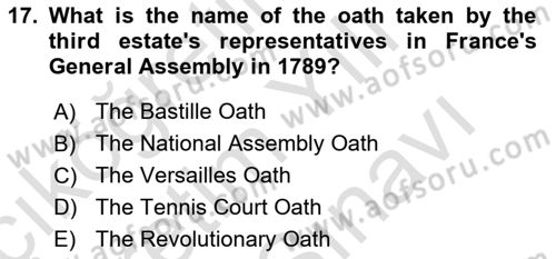 Comparative Political systems Dersi 2023 - 2024 Yılı (Vize) Ara Sınav Soruları 17. Soru
