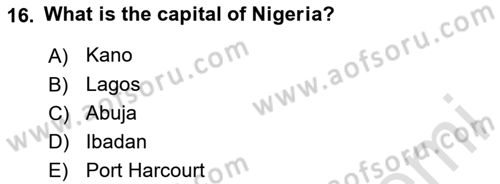 Comparative Political systems Dersi 2023 - 2024 Yılı (Final) Dönem Sonu Sınav Soruları 16. Soru