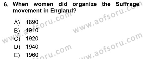 Urban and Enviromental Policy Dersi 2022 - 2023 Yılı Yaz Okulu Sınav Soruları 6. Soru