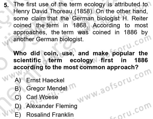 Urban and Enviromental Policy Dersi 2024 - 2025 Yılı (Vize) Ara Sınav Soruları 5. Soru