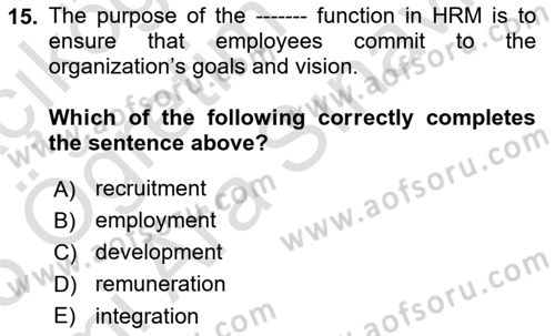 Turkish Public Administration Dersi 2024 - 2025 Yılı (Vize) Ara Sınav Soruları 15. Soru