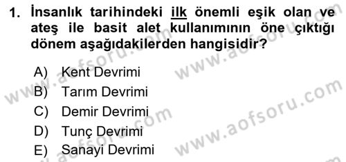 Çevre Sorunları ve Politikaları Dersi 2018 - 2019 Yılı (Final) Dönem Sonu Sınav Soruları 1. Soru