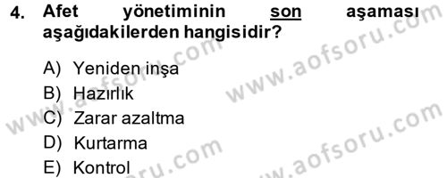 Kamu Yönetiminde Çağdaş Yaklaşımlar Dersi 2013 - 2014 Yılı (Final) Dönem Sonu Sınav Soruları 4. Soru