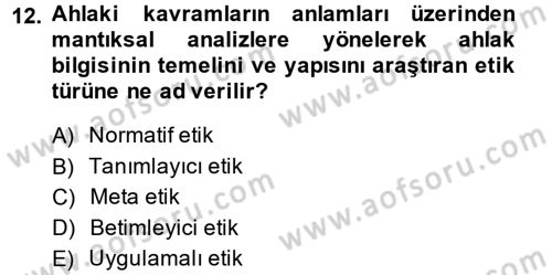 Kamu Yönetiminde Çağdaş Yaklaşımlar Dersi 2014 - 2015 Yılı (Final) Dönem Sonu Sınav Soruları 12. Soru