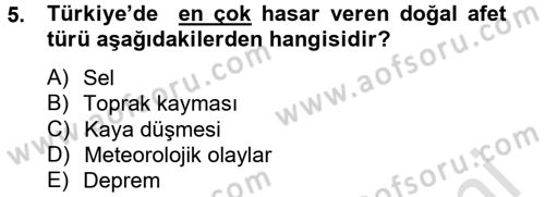Kamu Yönetiminde Çağdaş Yaklaşımlar Dersi 2014 - 2015 Yılı Tek Ders Sınav Soruları 5. Soru
